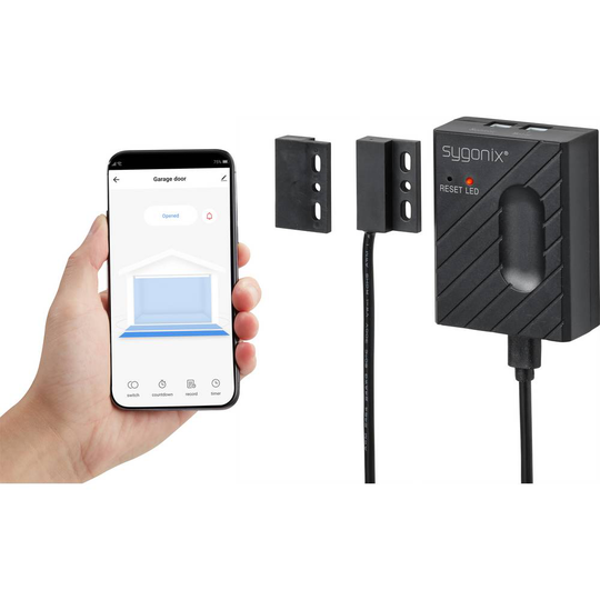 Trådlös garagedörrsstyrning 2.4 GHz Utanpåliggande Sygonix SY-4887416