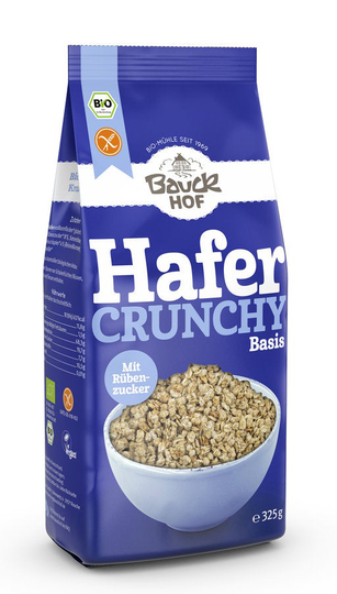 Bauckhof Hafer Crunchy Basic GF Bio, 325g