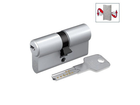 BASI BM 40/55, Europrofilcylinder, Nickel, 3 styck, 345 g, 1,5 cm