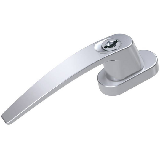 Basi 7554-0000 Låsbart fönstergrepp Silver