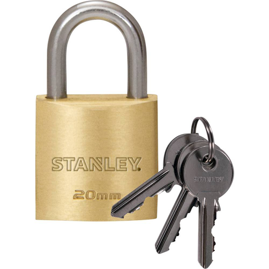 Stanley 81100 371 401 Hänglås 20 mm Nyckel
