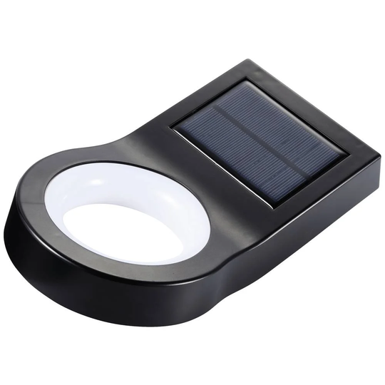 Sygonix SY-5653638 Solcells-utomhusväggbelysning med rörelsedetektor N/A Svart