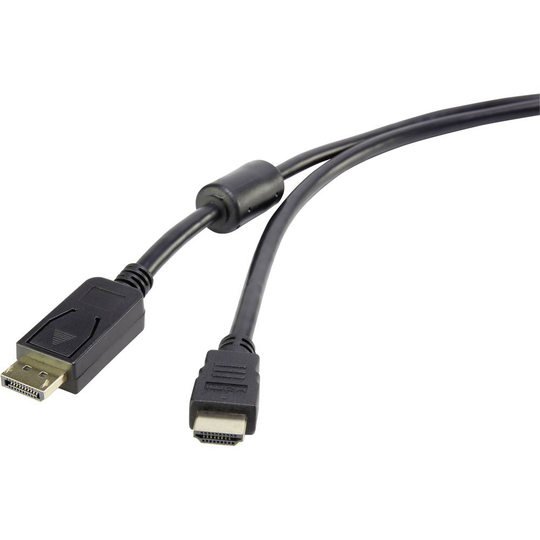 Renkforce RF-4382727 DisplayPort / HDMI Adapterkabel 1.80 m Svart