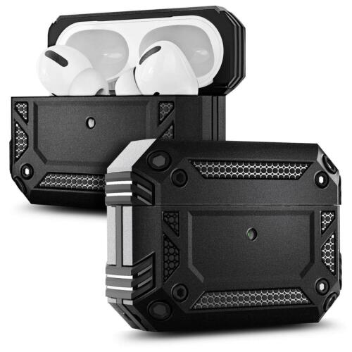 AirPod Pro GeCase Heavy Duty Shockproof Armor tective Cover (Black)