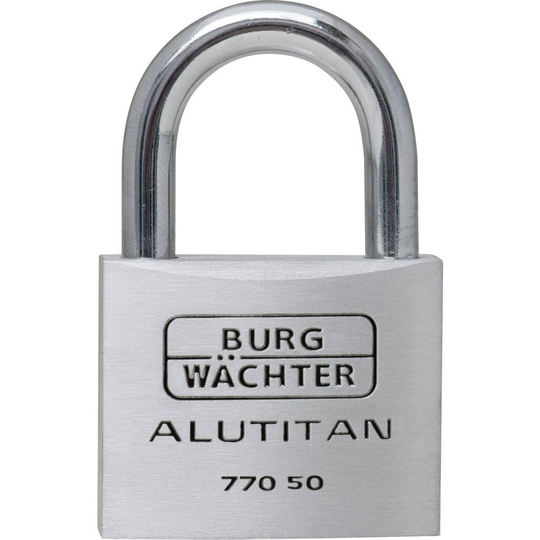 Burg Wächter 36101 Hänglås 50.00 mm Aluminium Nyckel