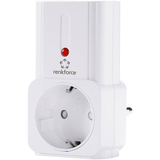 Renkforce Renkforce 1208457 Vägguttag Inomhus 2000 W