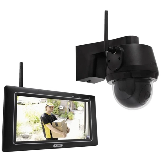 ABUS EasyLook BasicSet PPDF17100 Radio-Övervakningskameraset 4 kanaler med 1 kamera 2304 x 1296 pixel 2.4 GHz