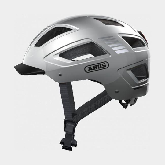 Abus Hyban 2.0 Signal Silver, Cykelhjälm
