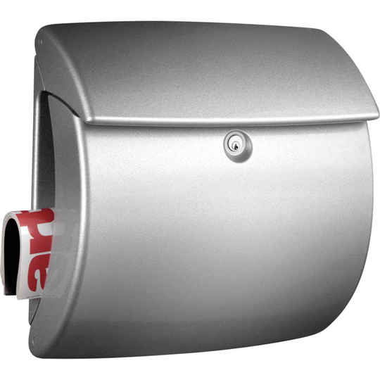 Burg Wächter 7830 KIEL 886 SI Brevlåda Plast Silver Nyckel