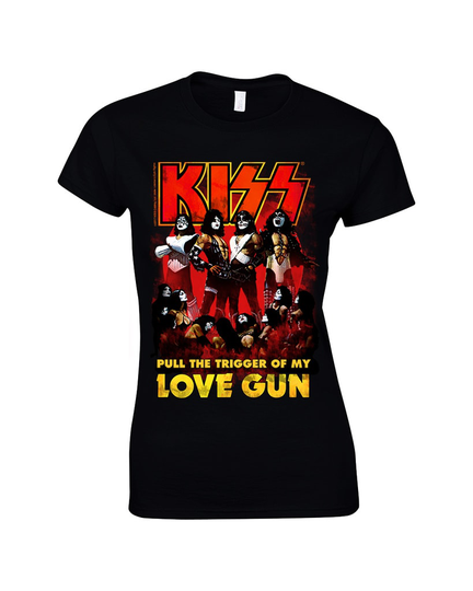 Kiss - Love Gun Girlie T-Shirt