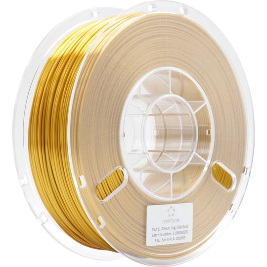 Renkforce RF-4738602 3D-skrivare Filament PLA-plast 1.75 mm Guld (siden) 1000 g