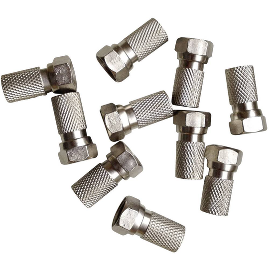 F-kontakt-set Kabeldiameter: 7 mm