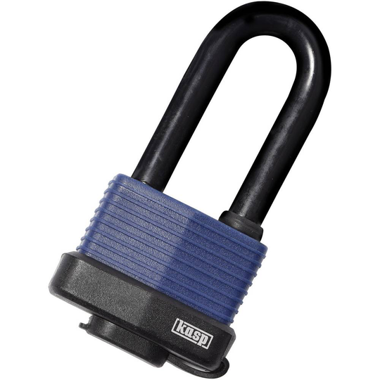 Kasp K13545L63D Hänglås 58 mm Mörkblå Nyckel