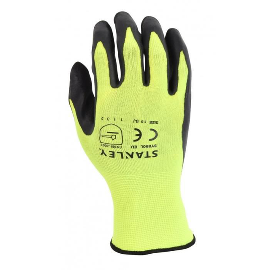 Stanley Dexterite fluohandskar j 10 Gul