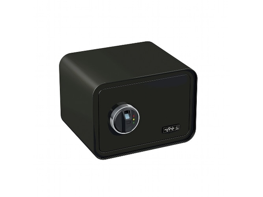 BASI mySafe 350, Fristående kassaskåp, Svart, Elektronisk, Fingeravtrycksläsare, Batteri, AA, 350 mm