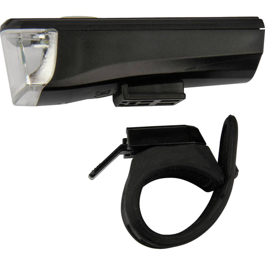 FISCHER FAHRRAD Cykelbelysning-set 85338 LED batteri Svart