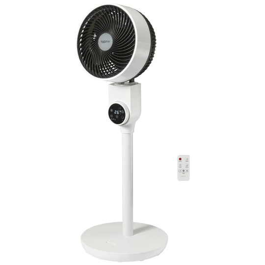 Sygonix Stående fläkt 50 W (Ø x H) 250 mm x 880 mm Vit