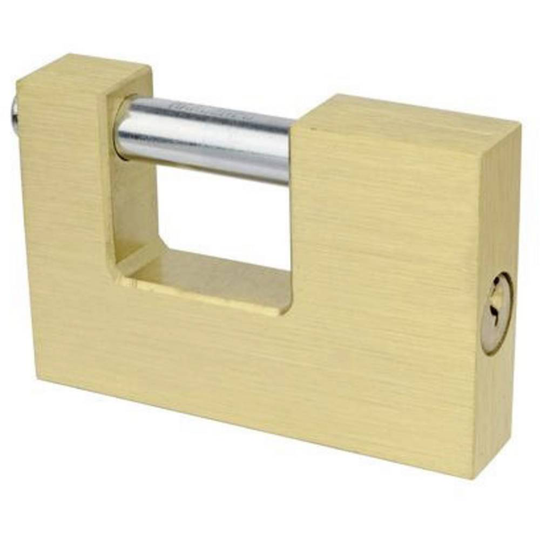 Brüder Mannesmann M41360 Hänglås 60 mm Guld Profilcylinder-hänglås