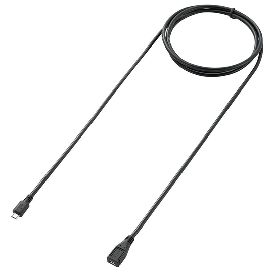 Renkforce RF-5046550 Förlängningskabel 1.80 m Svart guldpläterad kontakt
