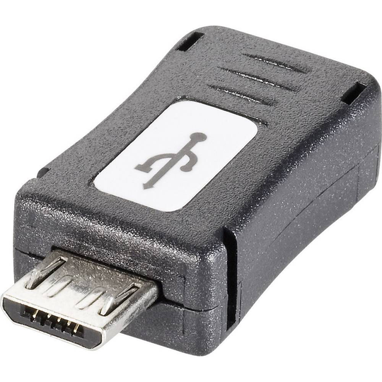 Renkforce USB 2.0 Adapter [1x USB 2.0 Micro-B hane - 1x USB 2.0 Mini-B hona] rf-usba-06
