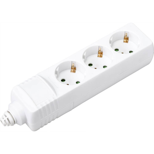 Sygonix BT-2372208 Förgreningsdosa utan brytare 3x Vit