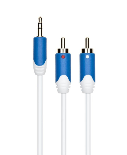Luxorparts Blueconn Ljudkabel 3,5 mm till 2x RCA 0,5 m