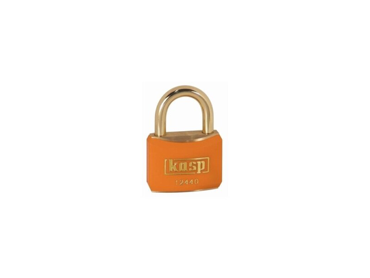 Kasp K12440ORAD Hængelås 40 mm Forskellige Gyldengul Nøglelås