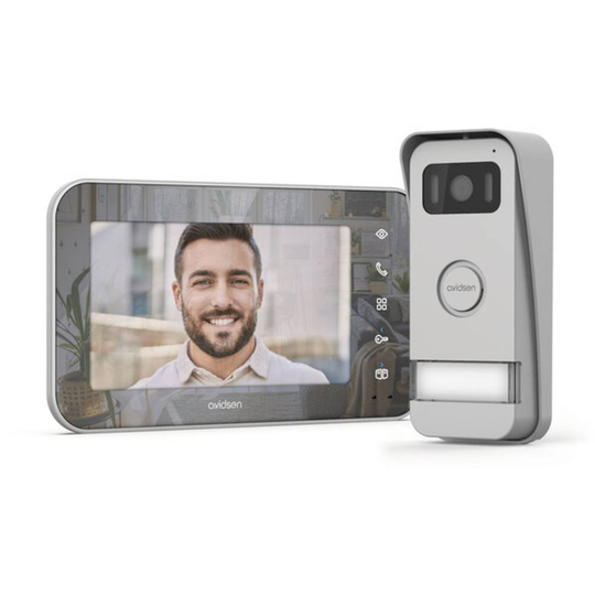 Avidsen 112291 Video-porttelefon Sladd Komplett-set Aluminium