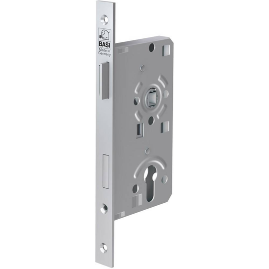 Basi 9320-5522 Insticksrumsdörrlås Silver