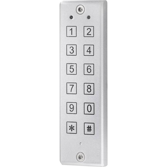 Sygonix 20812V Kodlås Utanpåliggande 12 V/DC IP65 med Touchscreen
