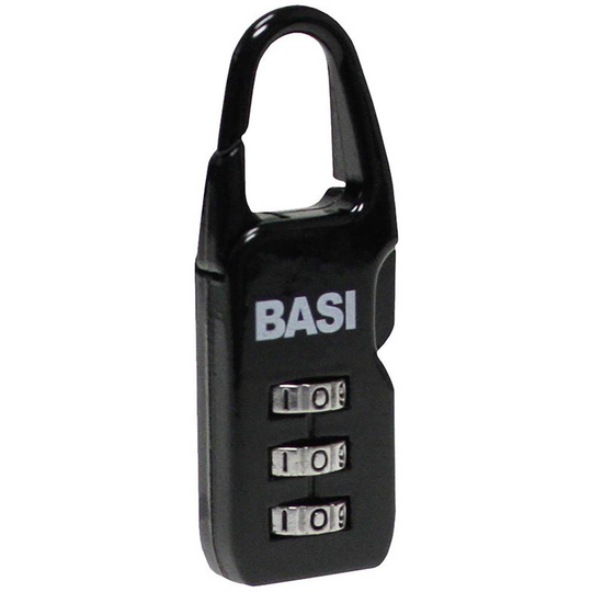 Basi 6100-0115 Väsklås 22 mm Svart Kombination