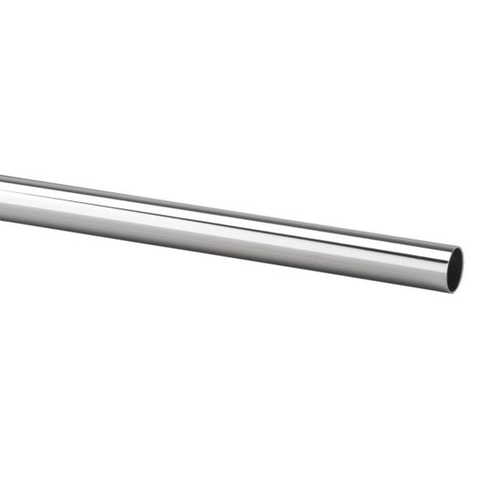 Habo 18352 Klädstångsrör förkromad 25 x 635 mm