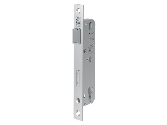 BASI 9585-3520 Einsteck-Rohrrahmenschloss Silber, Instickslås, Rostfritt stål, Rostfritt stål, 588 g, 245 mm, 24 mm