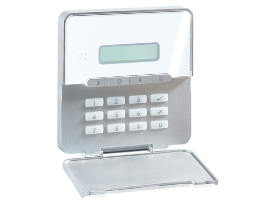 ABUS AZ4210, Vit, Knappar, LCD, Akrylnitrilbutadienstyren (ABS), INCERT, VSÖ, F & P, NCP, 12 V