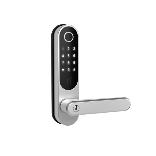 Nimly Touch Pro Kodlås med fingeravtrycksläsare Svart/Silver