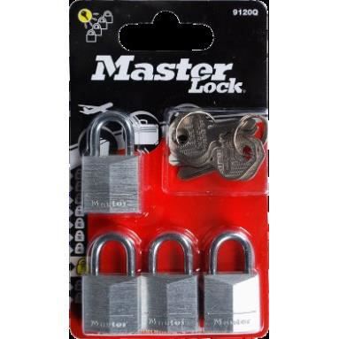 MASTER LOCK 4 Hänglås 20 mm massiv aluminium