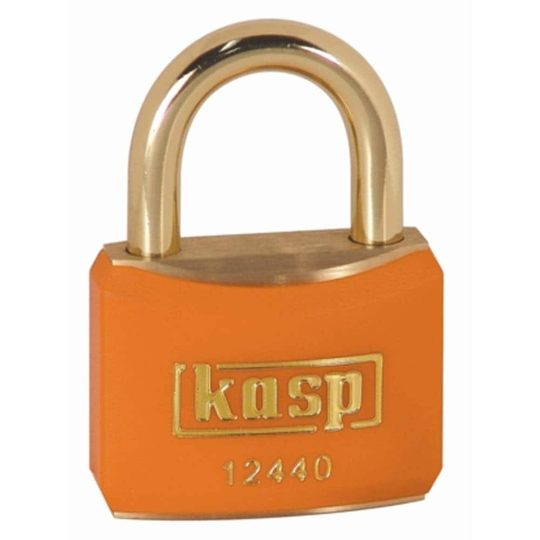 Kasp K12440ORAD Hänglås 40 mm Guldgul Nyckel