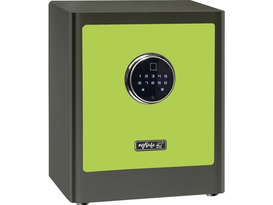 Basi 2020-0000-GRÜG mySafe Premium 350 Pengeskab Kombinationslås, Fingeraftrykslås
