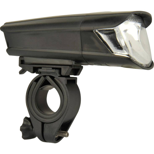 FISCHER FAHRRAD Cykelframlykta 85353 LED batteri Svart