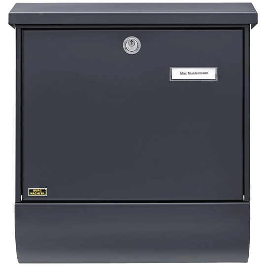 Burg Wächter 38215 SET VARIO 86720 ANT (EC) Brevlåda Stål Antracit Nyckel