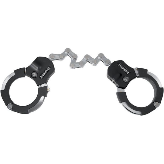 MASTERLOCK 9 länk stöldskyddshandbojor - Idealisk för cyklar, skotrar och barnvagnar - Svart