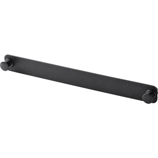 Renkforce RF-4746694 10 tum, 19 tum Frontpanel 1 U Fast montering Lämplig för skåpdjup: från 300 mm Svart