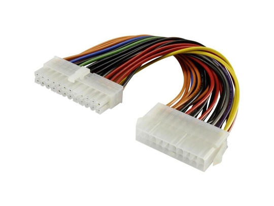 Renkforce Strøm Forlængerkabel [1x ATX strømstik 24-polet - 1x ATX-strømbøsning 20-pol. ] 12.00 cm Flerfarvet