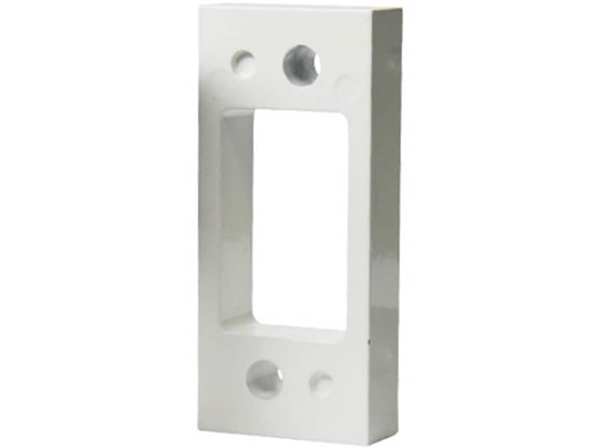 Basi 1200-0323 Aftandsplade Hvid (blank)