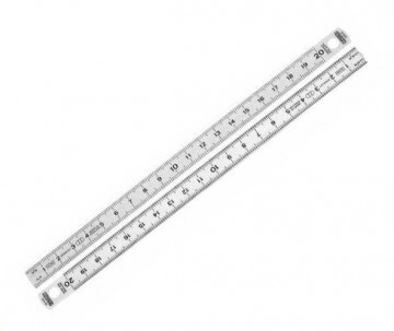 Stanley Double-sided ruler 20cm stainless 35-522