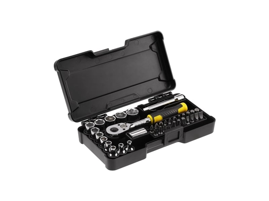 Stanley STMT82672-0, 6,7,8,9,10,11,12,13,14 mm, 1 styck, Svart, Rostfritt stål, Gul, Svart, Gul, 37 styck