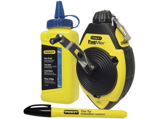 Stanley 0-47-681, 30 m, Plast, Svart, Gul