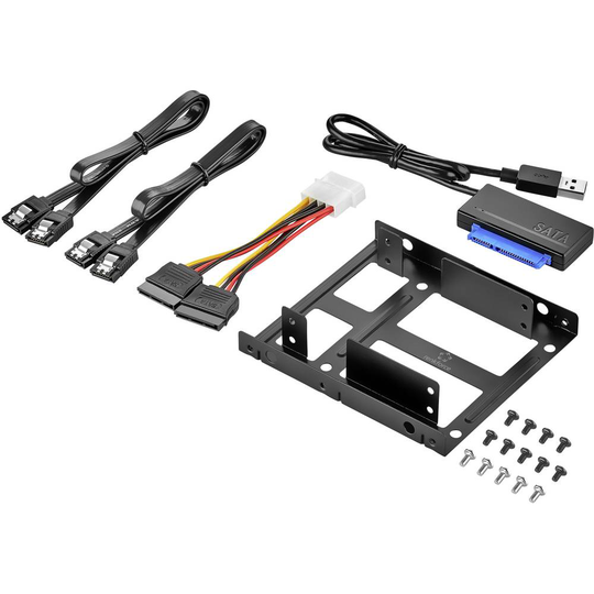 SSD Kit Renkforce DH06K Antal hårddiskar (max.): 2 x