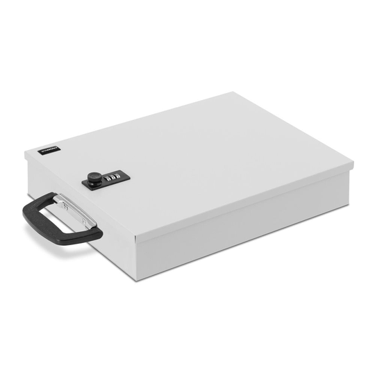 Stamony Dokumentlåda - 355 x 255 x 70 mm - DIN A4 - Kodlås