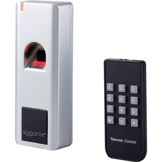 Sygonix SY-3776414 Fingeravtryck/RFID-åtkomstsystem Utanpåliggande 12 V/DC IP66